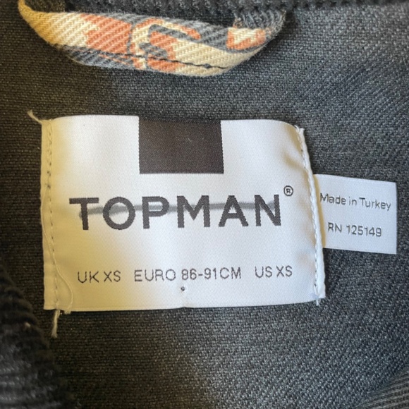 Topshop/Topman Denim Jacket with Carousal Design - Picture 3 of 5